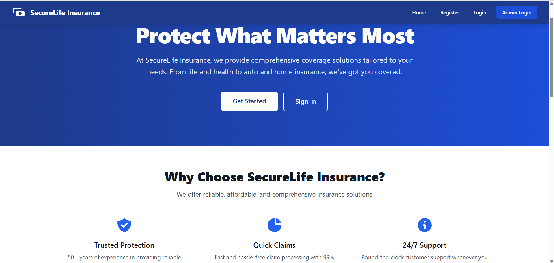 Insurance Application